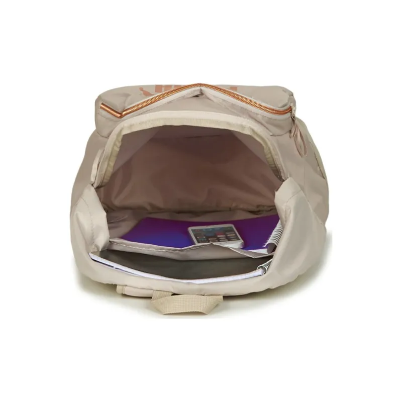 PUMA Polyester Backpack Regular Unisex Beige Yellow-4