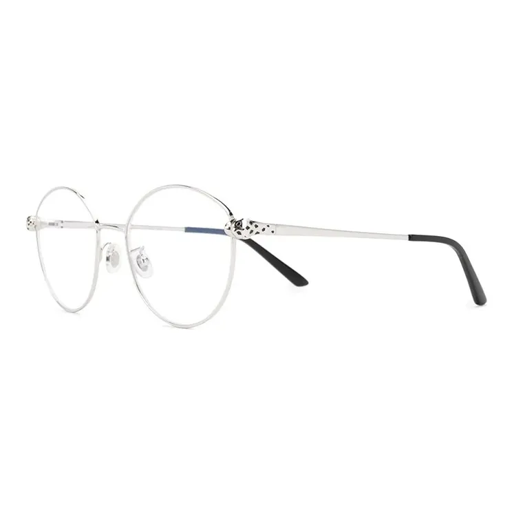 Cartier Eyeglass Frames Unisex Silver-2