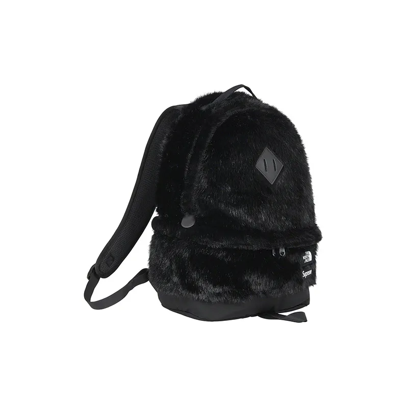 Supreme The North Face Collaboration Fur Backpack Regular Unisex Black-1