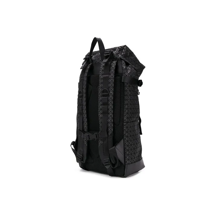 ISSEY MIYAKE HIKER Cow Leather Polyester Nylon Cotton Backpack Men's Black-1