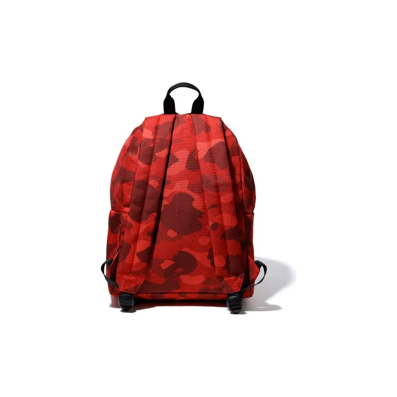 A BATHING APE Bape Polyester Backpack Medium Size Unisex Red-1
