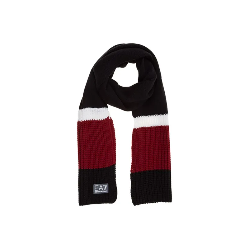 EMPORIO ARMANI Knit Scarves Men Black-1