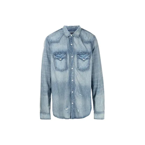 AMIRI Shirts Men Blue