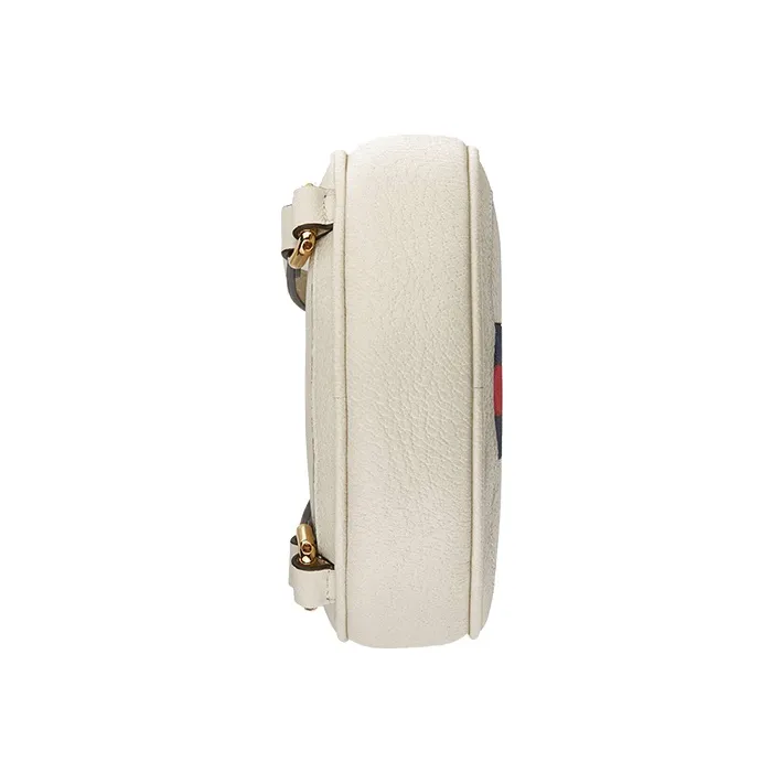 GUCCI Ophidia Fabric Backpack Mini Women's White-1