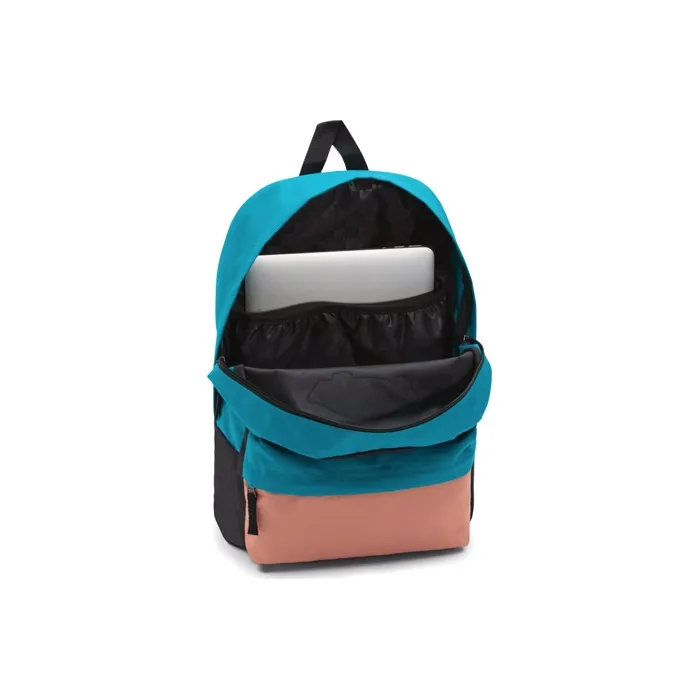Vans Polyester Backpack Unisex Blue/Black/Orange Multicolor-2