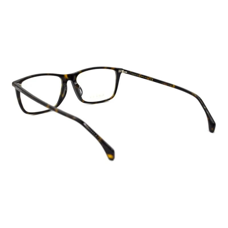 GUCCI Tortoiseshell Rectangle-frame Glasses-2