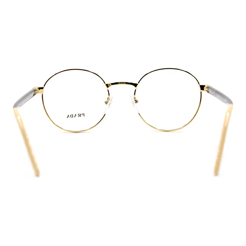 PRADA Eyeglass Frames Unisex Mountain Camellia Gold-3