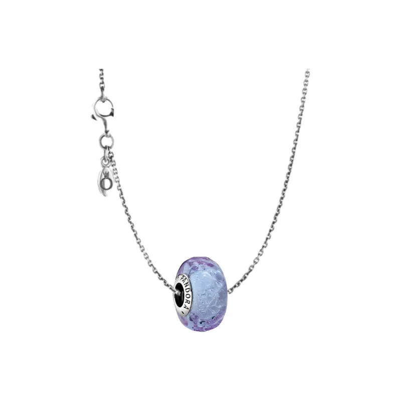 Pandora 925 Sterling Silver Pendants Women's Purple-3