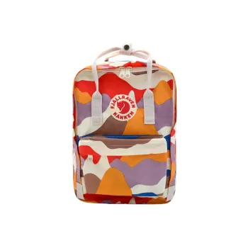 Fjallraven Kanken Polyester With Cotton Backpack Unisex Light Multicolor