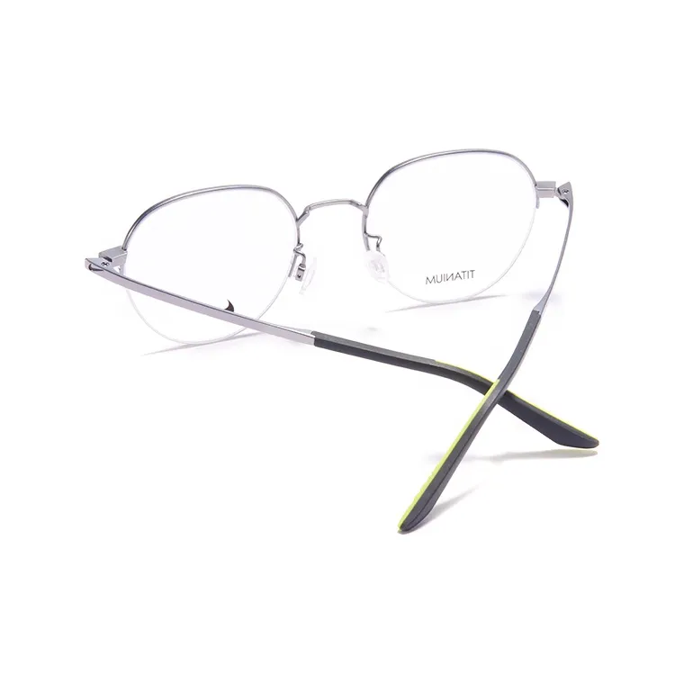 Nike Titanium Alloy Round Eyeglass Frames Unisex-3