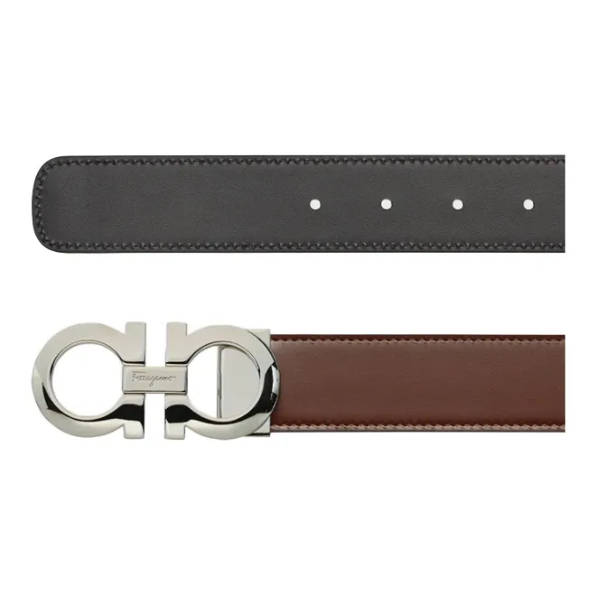 Ferragamo Reversible And Adjustable Gancini Belt-2