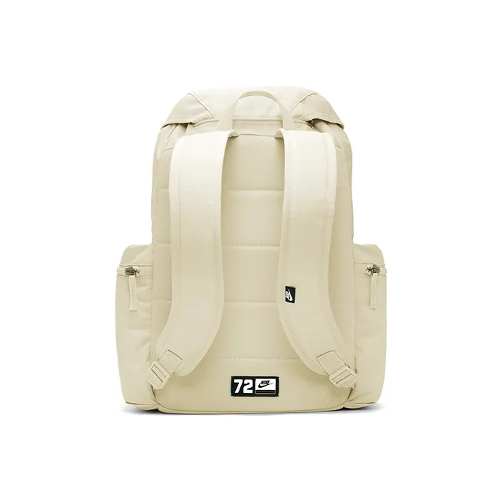 Nike Heritage Polyester Backpack Regular Unisex Light Walnut Brown White-2