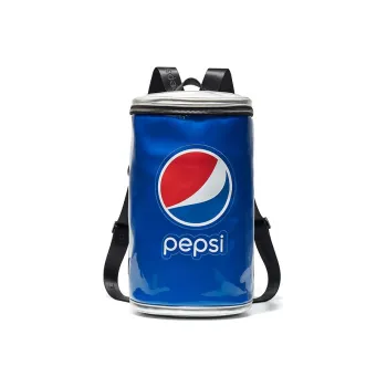 Pepsi PU Bucket Bag Backpack Unisex Blue/Black