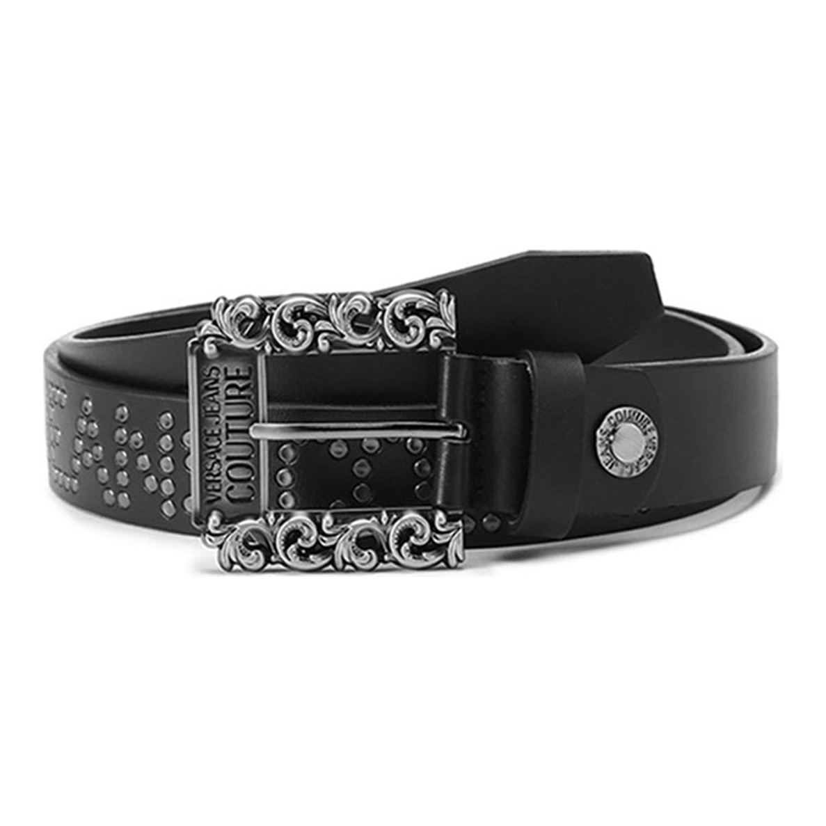 Mens white versace belt best sale