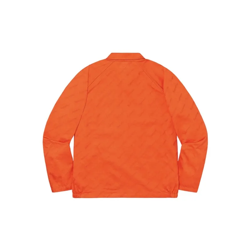 Supreme Snap Front Jacquard Logos Twill Jacket-1