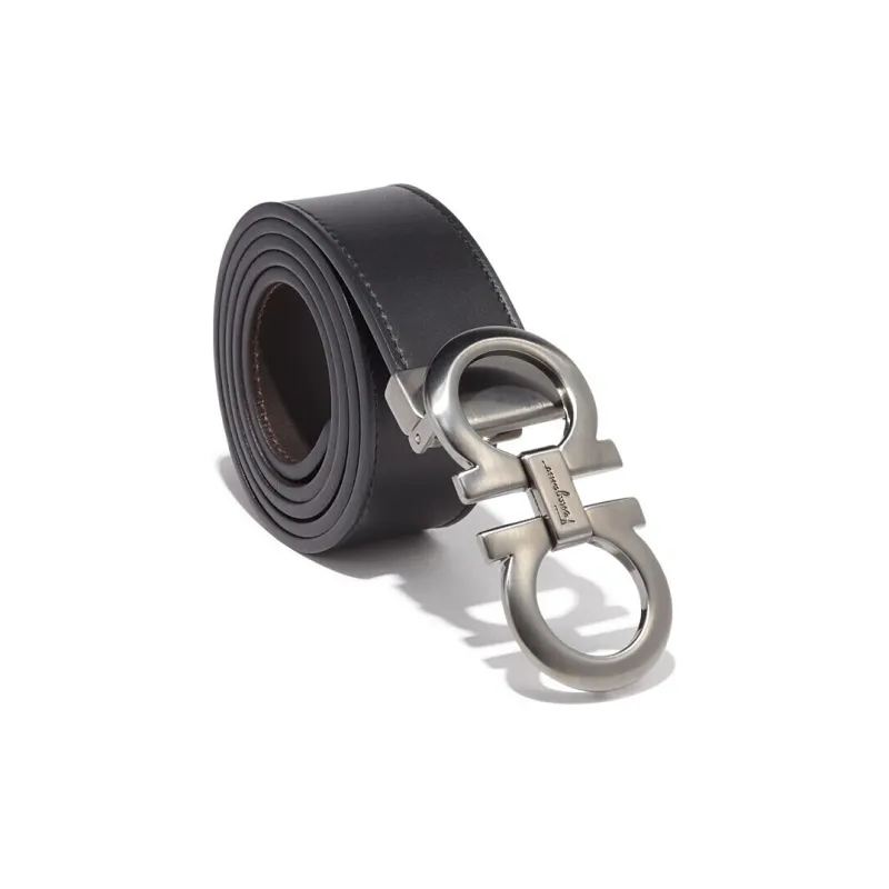 Ferragamo Reversible Gancini Belt-4