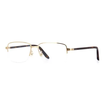 CARTIER Santos Eyeglass Frame Rectangular Glasses Men's