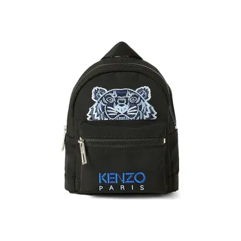 KENZO Polyester Backpack Mini Men's Black & Blue