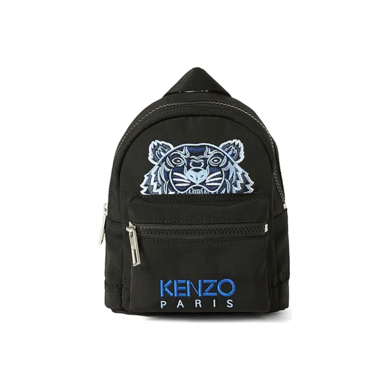 KENZO Polyester Backpack Mini Men's Black & Blue-0