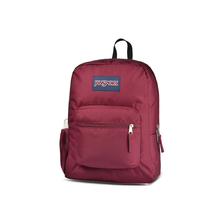 JanSport Polyester Backpack Regular Unisex Dark Burgundy-1
