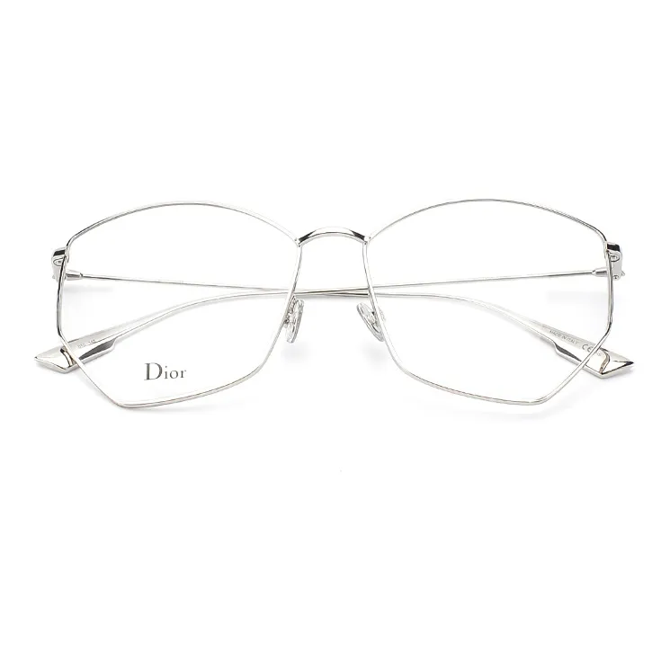 DIOR Eyeglass Frames Women's Silver-4