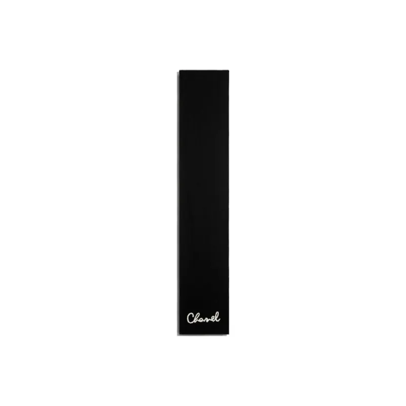 CHANEL Knit Scarves Unisex Black-0