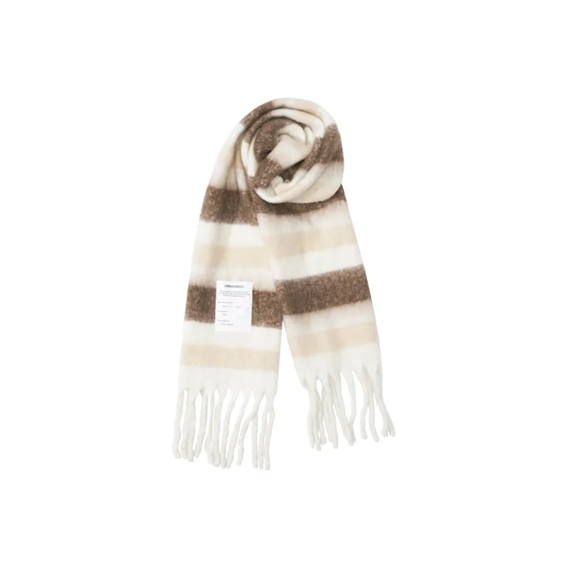UNVESNO Faux Cashmere Knit Scarves Unisex-0