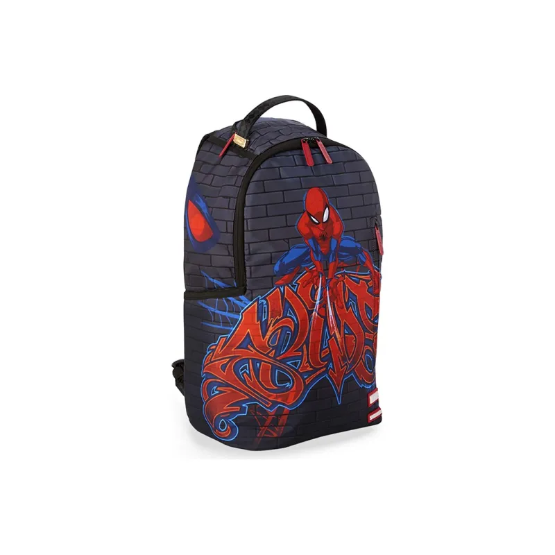 SPRAYGROUND MARVEL Marvel Collaboration Artificial Leather Backpack Regular Unisex Black-1