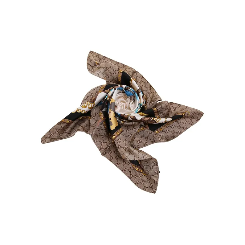 GUCCI Knit Scarves Women's Blue-1