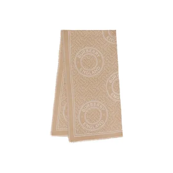 Burberry Knit Scarves Women's Camel