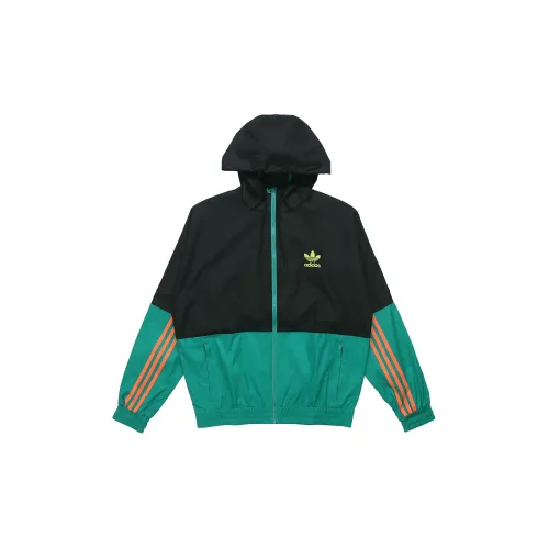 Adidas Originals Jackets Men Black/Green Multicolor