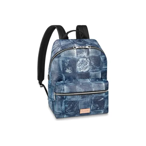 LOUIS VUITTON Discovery Backpack Damier Salt Marine