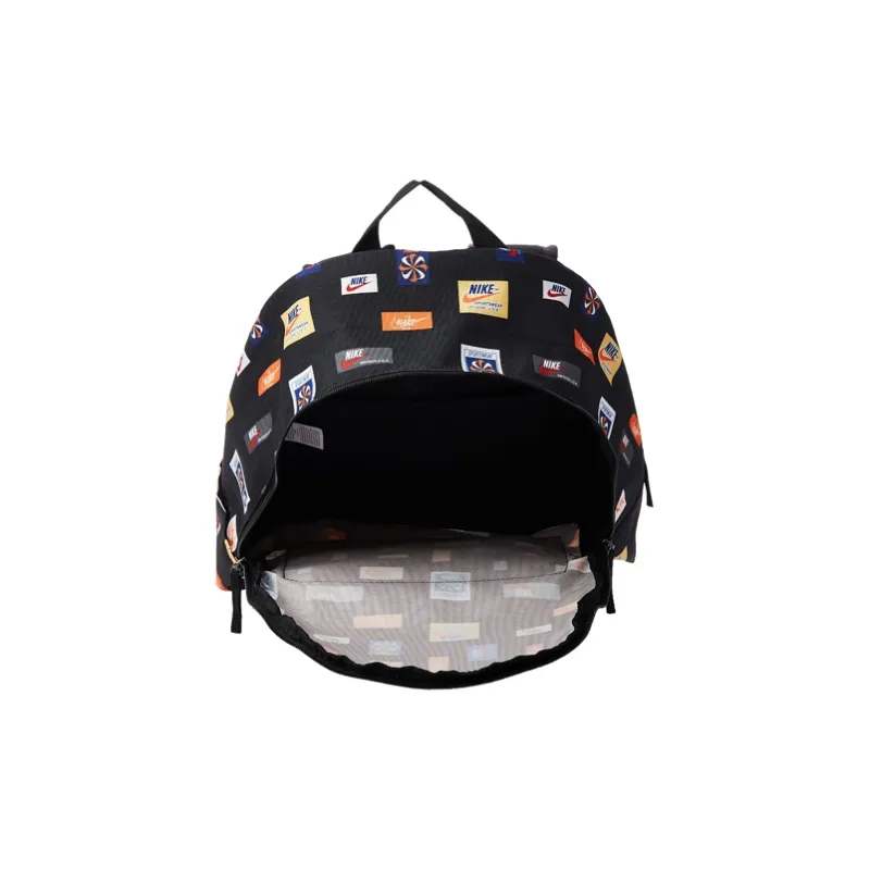 Nike Heritage Polyester Double-Shoulder Backpack Regular Unisex Black-2