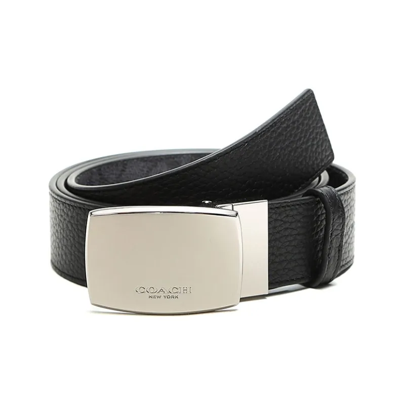 COACH Wide Plaque Reversible Belt-1