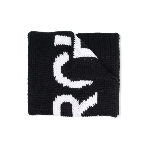 MM6 Maison Margiela Kids Logo Intarsia Knitted Scarf