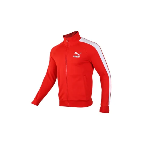 PUMA ESSENTIALS Jackets Men Bright Red