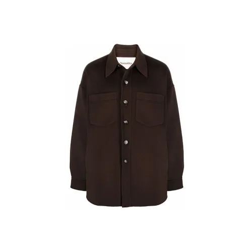 NANUSHKA Shirts Men Brown