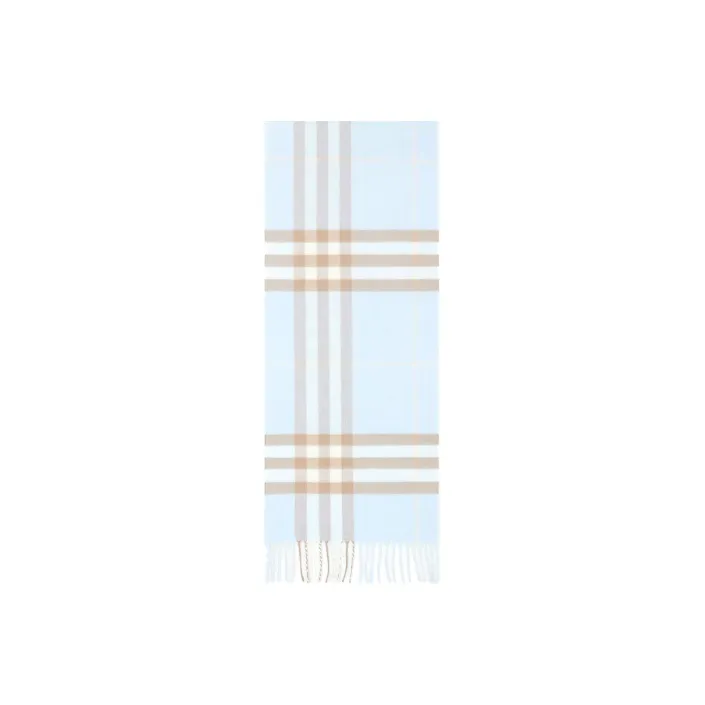 Burberry Knit Scarves Women's Light Blue-2