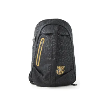 PETERPOINT Oxford White Trim Backpack Regular Unisex Black