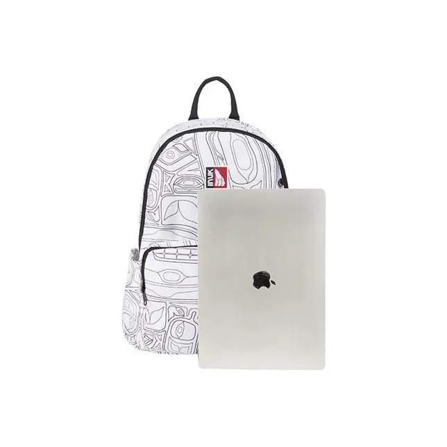 INUK Polyester Travel Bag Backpack Regular Unisex White-8