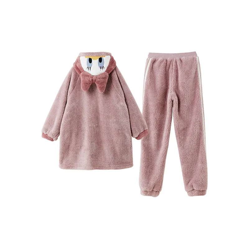GUKOO x Disney Pajama Set Women's Pink Purple-0