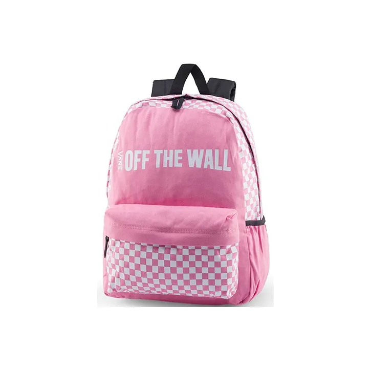 Vans Cotton With Polyester Backpack Regular Women's Pink-1