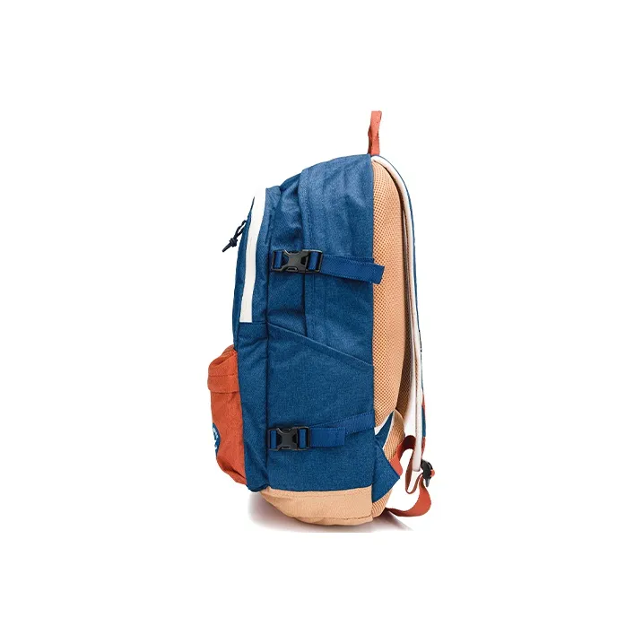Converse Polyester Backpack Regular Unisex Blue Orange Multicolor-1