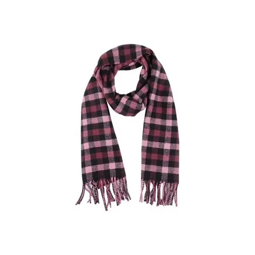 COACH Knit Scarves Men Rose Red Black