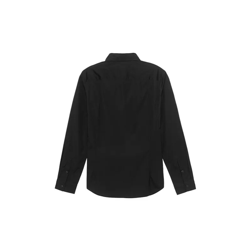 DAVID NAMAN Shirts Men Black-1