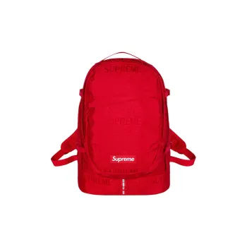 Supreme Polyester Backpack Unisex Red