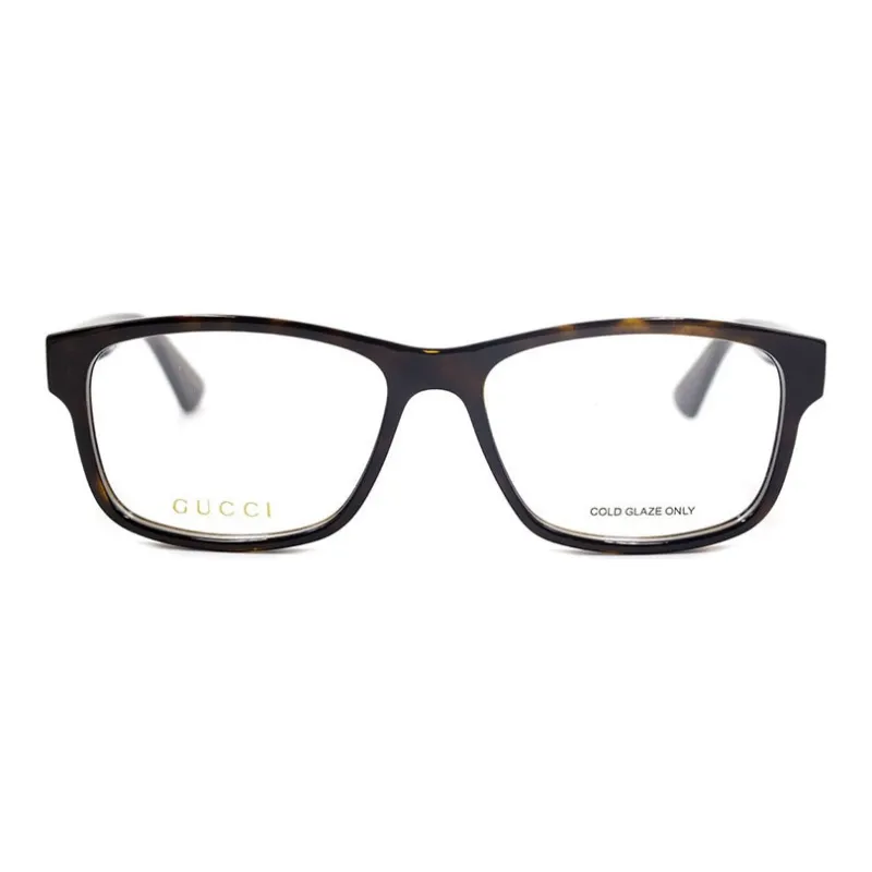 GUCCI Eyeglass Frames Men Tortoiseshell-0