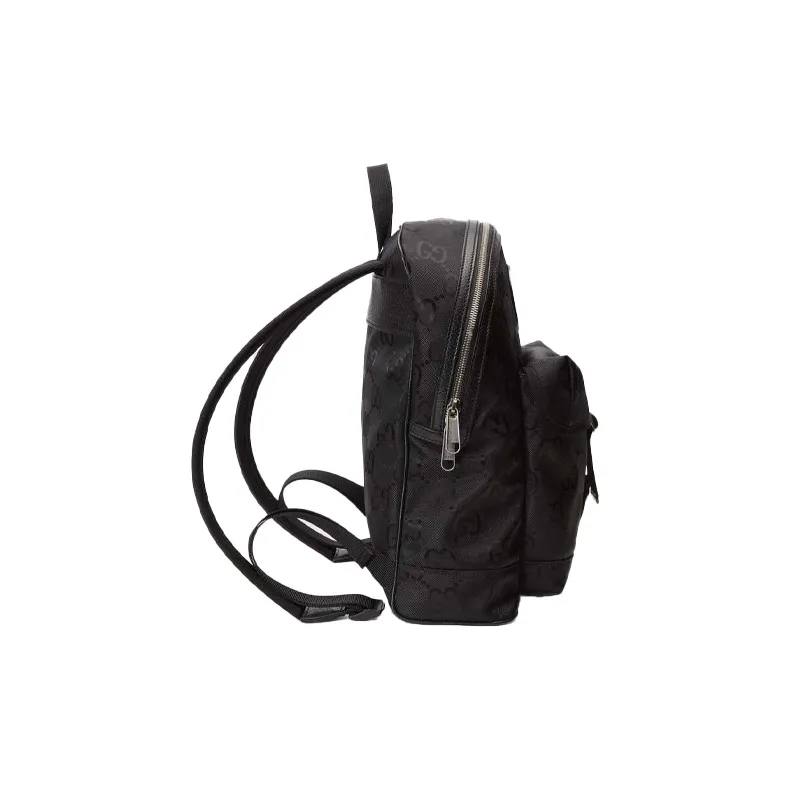 GUCCI Off The Grid Nylon With Leather Backpack Men's Black-2