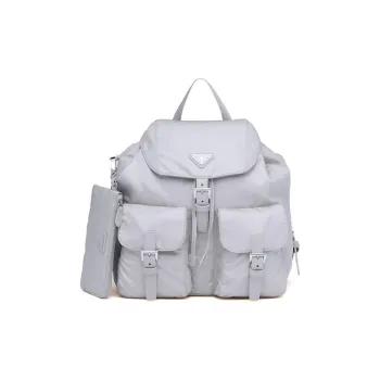 PRADA Re-Nylon Nylon Backpack Women's Cornflower Blue