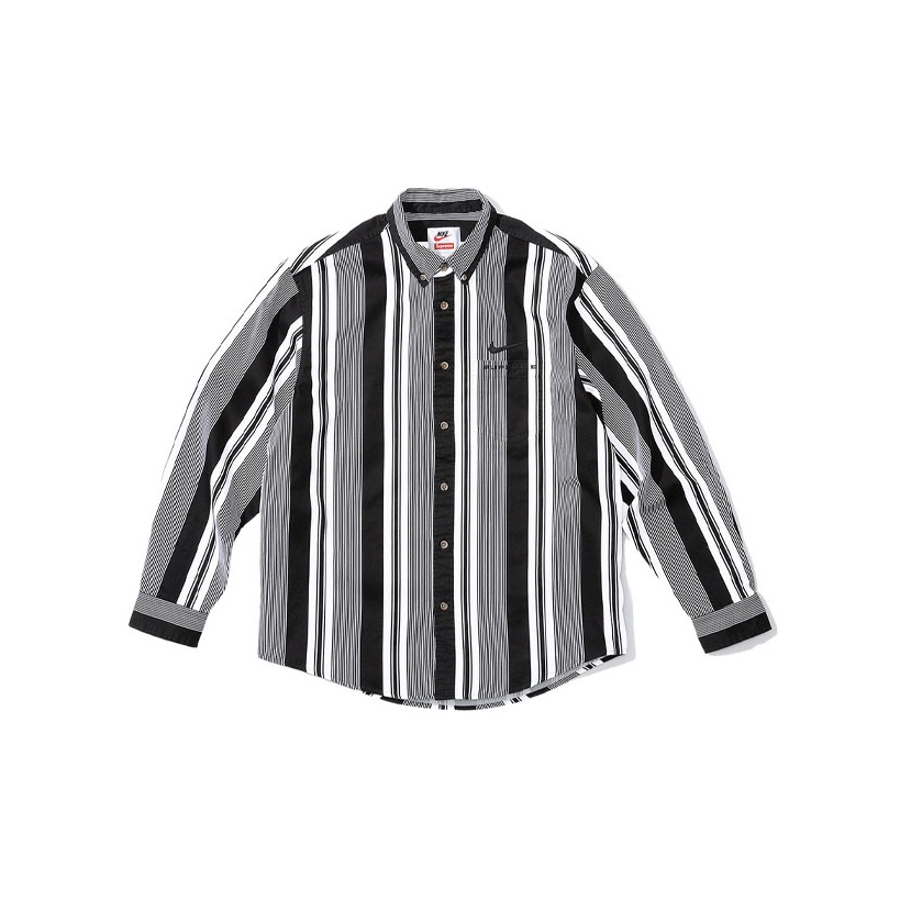 Supreme Loose Fit Mini Plaid S/S Shirt Black L - POIZON
